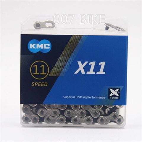  Sên xe đạp KMC 11speed X11 118 mắt ( bạc ) 