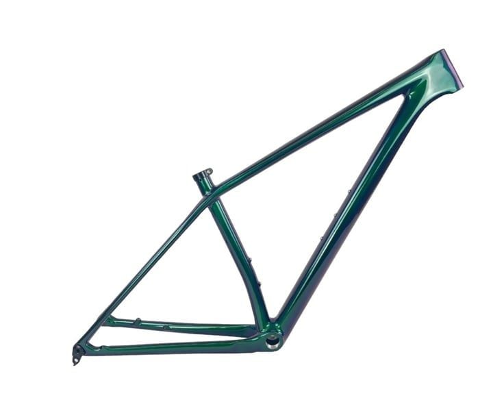 Sườn xe đạp carbon MTB 29 inch form Epic màu Gradient xanh lá
