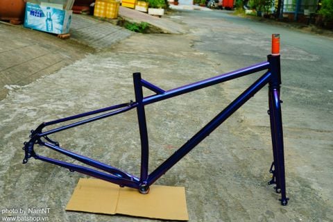  Dịch vụ sơn xe đạp tại Batshop - Màu Gradient đổi màu theo góc nhìn 