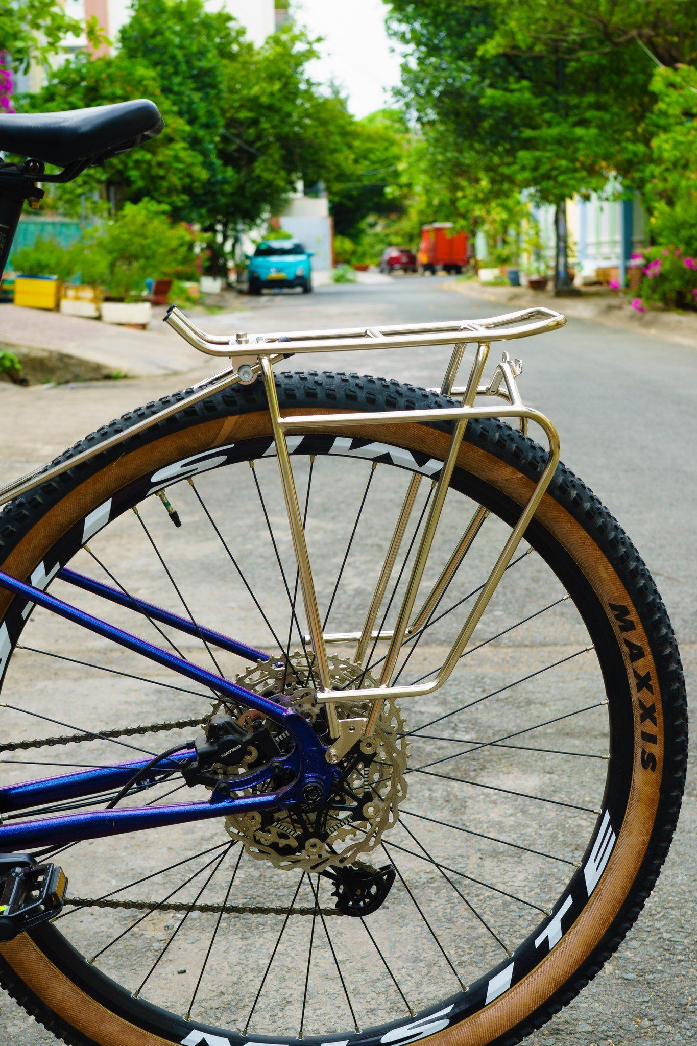 Baga sau xe đạp thép mạ crom R12