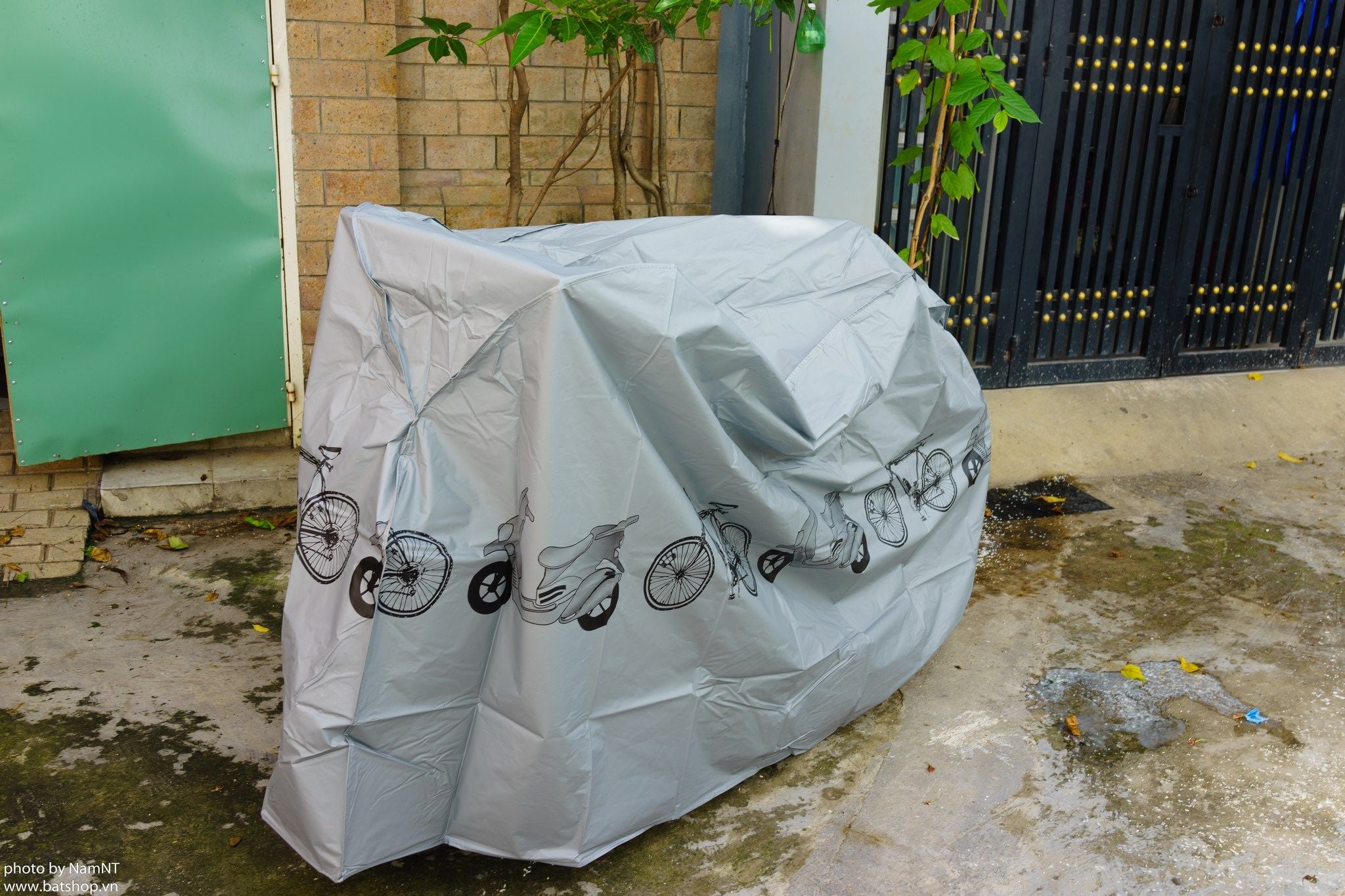 Áo trùm xe đạp / xe máy T024