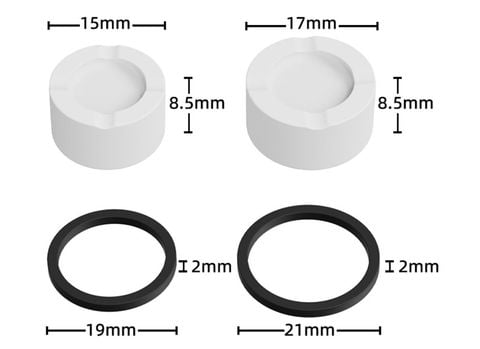  Bộ 4 piston ceramic thay thế cho thắng dầu Shimano 4 pis 