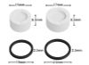 Bộ 4 piston ceramic thay thế cho thắng dầu Shimano 4 pis