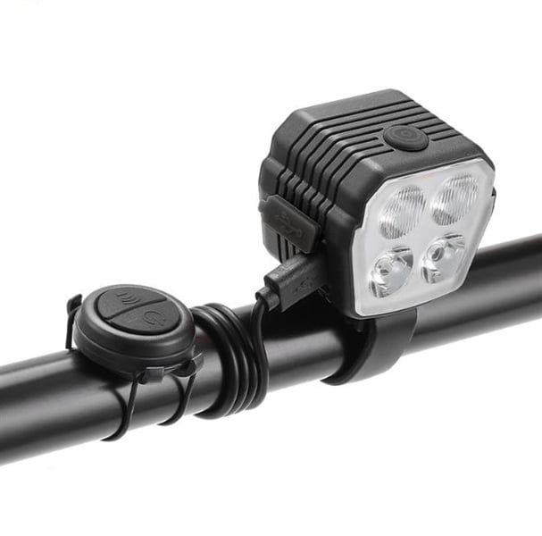 Đèn xe đạp tích hợp chuông điện 120db L131