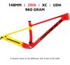 Sườn Xe Đạp MTB Carbon BigRock MT9 2023 29inch Đỏ - Vàng