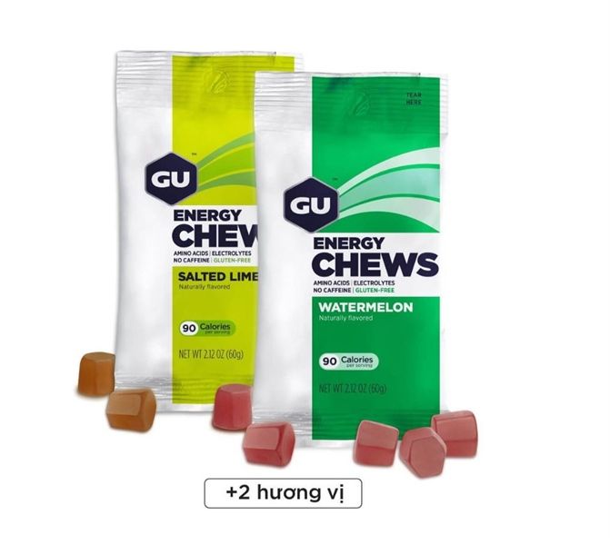 Kẹo dẻo bổ sung năng lượng GU Energy Chews 60 gram gói 16 viên