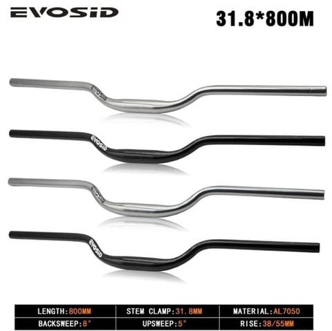  Ghidong xe đạp EvoSid E38 / E55 31.6 800m rise 38mm / 55mm 