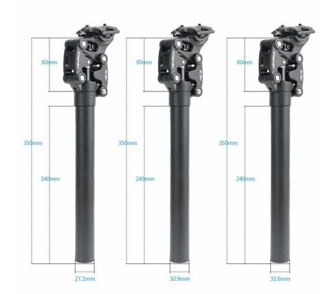 Cốt yên nhún xe đạp Riro RCX 27.2 / 30.9 / 31.6 