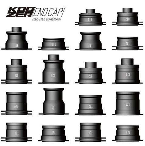  Endcap Koozer T11 + T12 cho đùm trước 12x100 