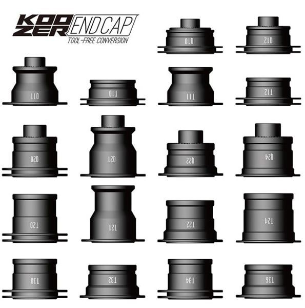 Endcap Koozer T11 + T12 cho đùm trước 12x100
