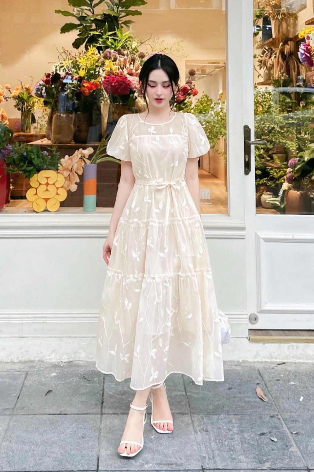 Đầm maxi can ngực - L63M24Q041