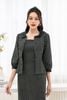 Áo Khoác Vest Cổ Bẻ Tay Bồng Chấm Bi Mix Set - L65D22T005