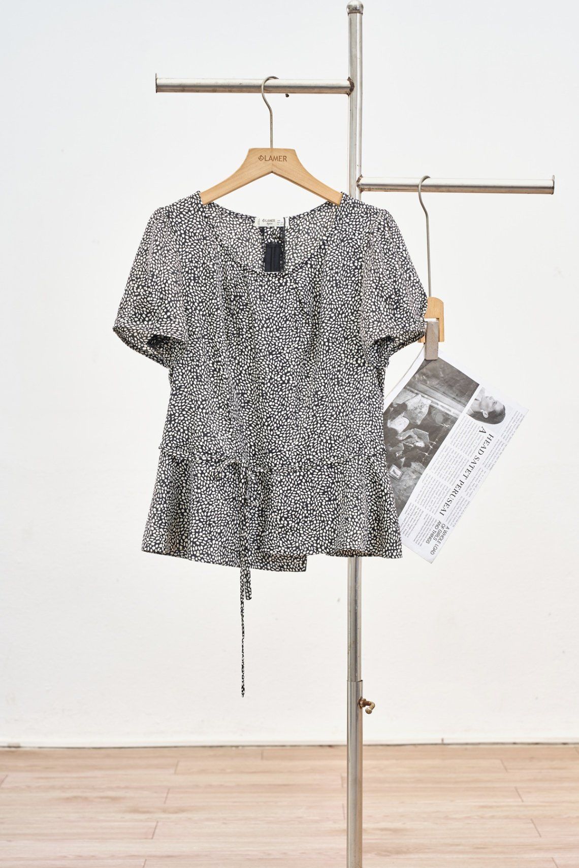 Áo peplum nơ eo cổ tròn - B61B25H008
