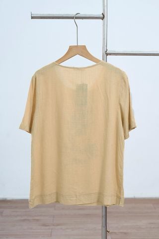 Áo cổ tròn thêu hoa - B61B25Q001
