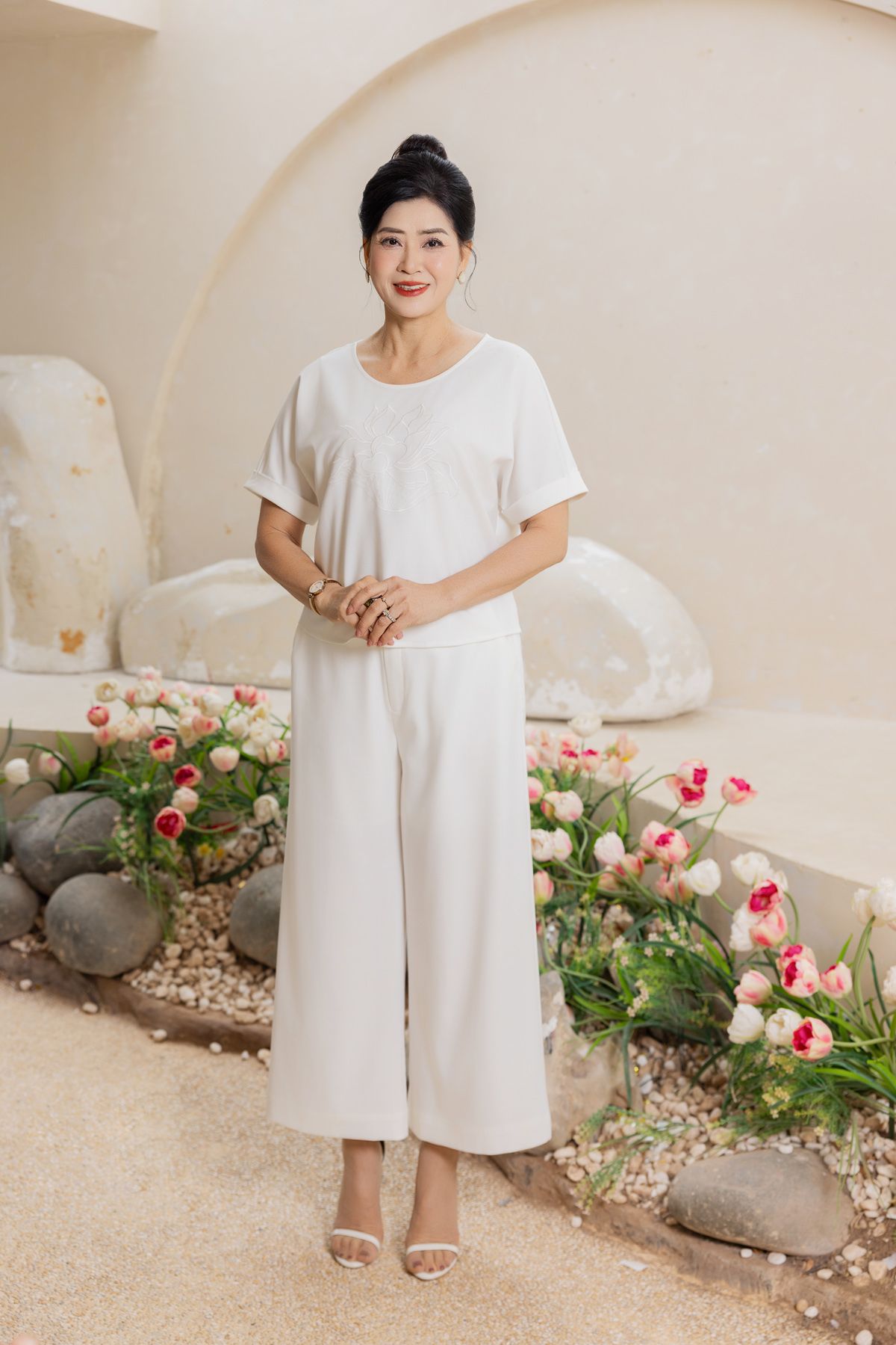 Quần đũi ống rộng chun sau - B64W25Q003