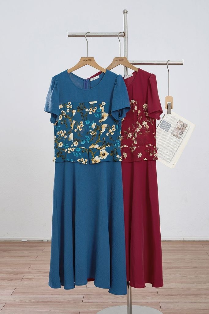 Đầm xòe Peplum phối ngực - B63L24H016