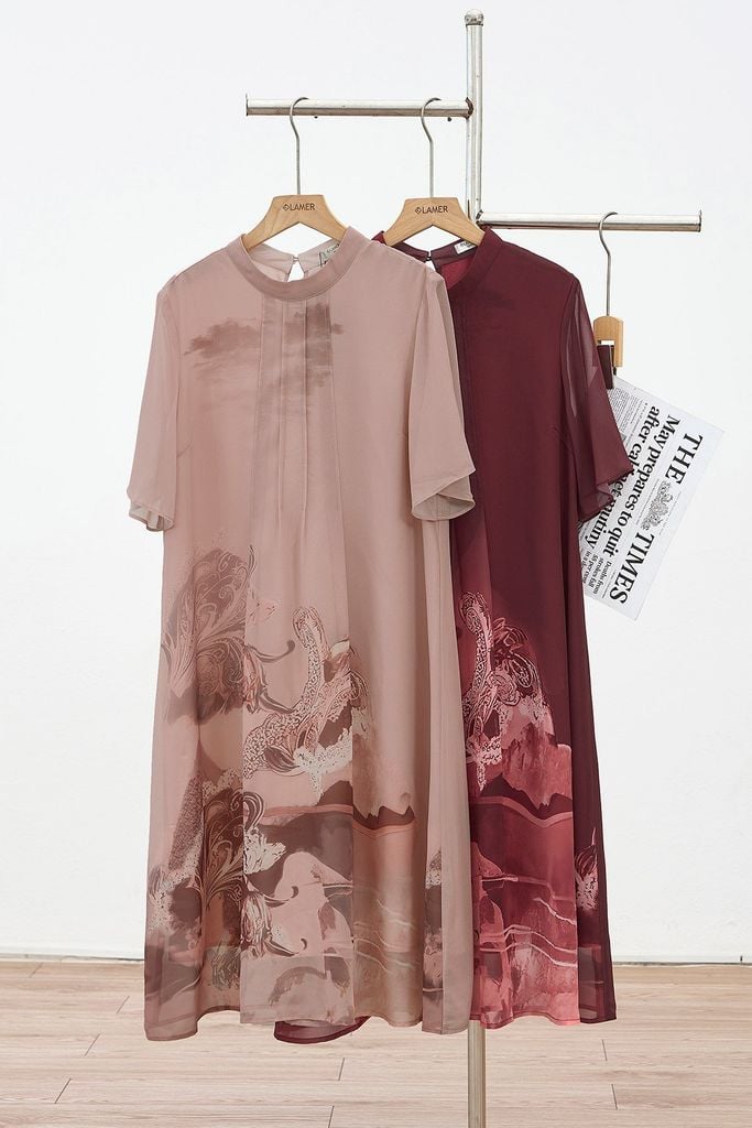 Đầm suông mí ngực - B63T24Q002