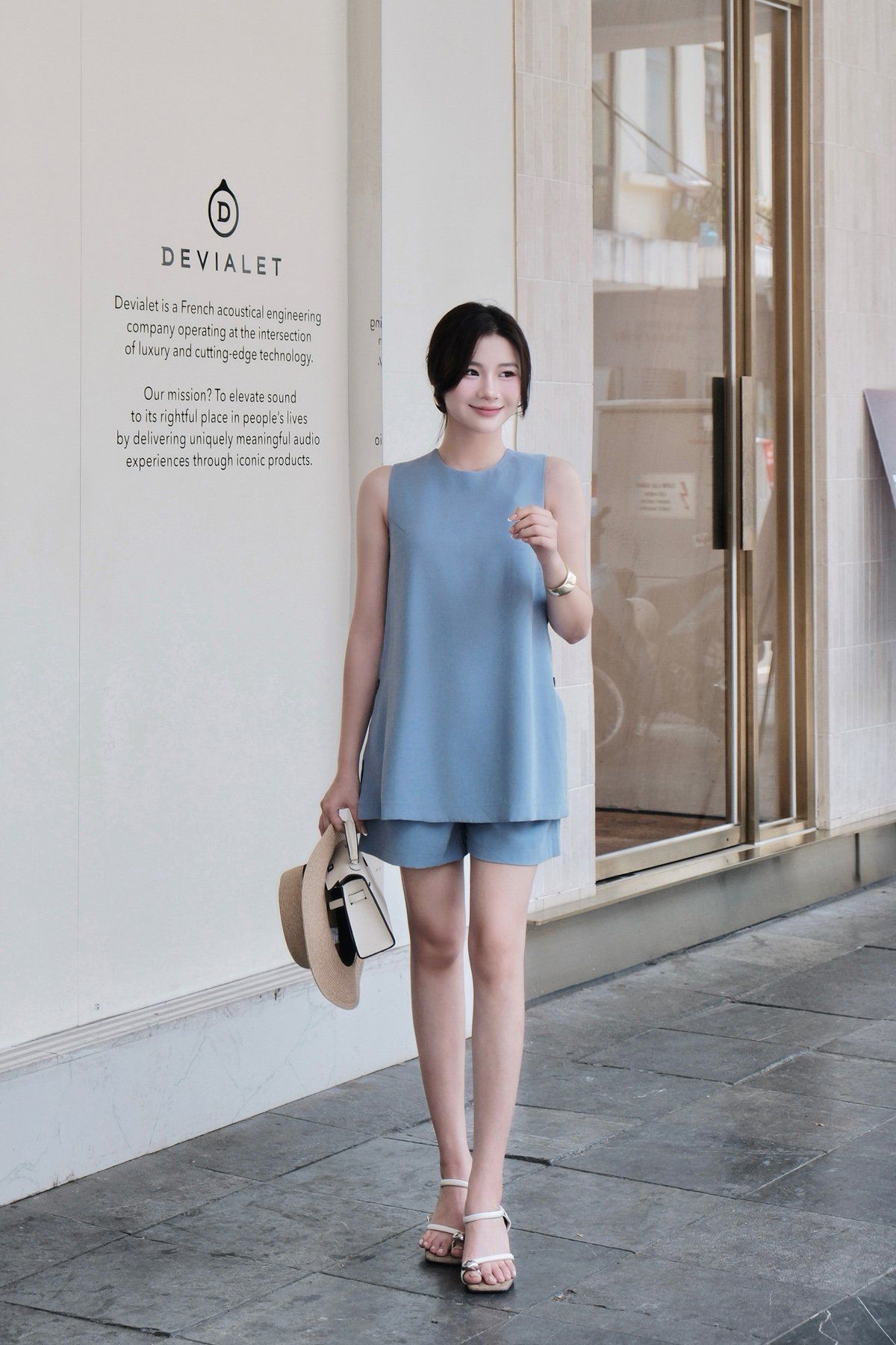 Quần short ly bung chun sườn (Giá dùng thử )- D64S25H001