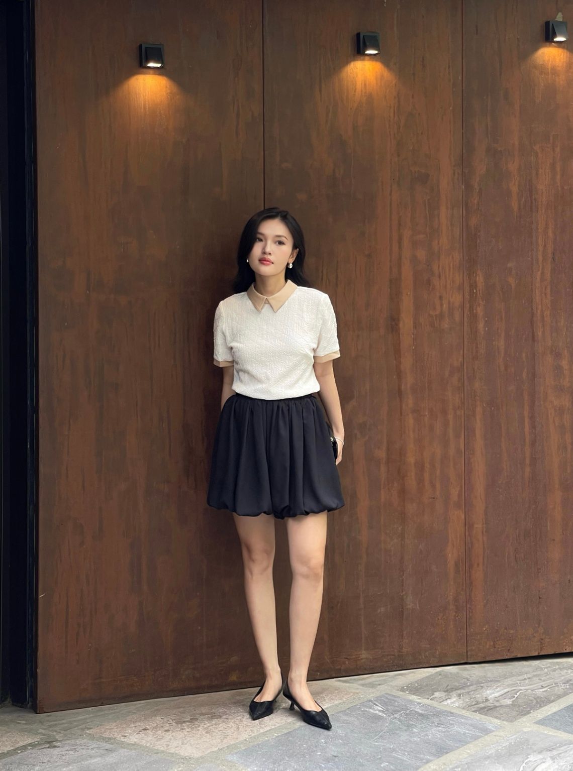 Quần short bí; cạp chun - D64S25H003