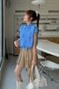 Áo sơ mi croptop vai chờm túi ốp - H61H24H001