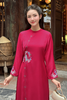 Áo dài liền đầm thêu - L61A24Q037