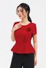 Áo Peplum Voan Phối Gbq008 - L61B21Q011