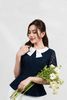 Áo Peplum Phối Cổ Nơ. - L61B23H007