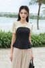 áo peplum phối cầu ngực - L61B24H017