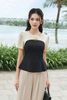 áo peplum phối cầu ngực - L61B24H017