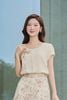Áo đính hoa quấn - L61B24H042
