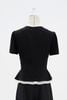 Áo peplum phối cổ bèo - L61B24Q022