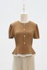 Áo peplum phối cổ bèo - L61B24Q022