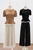 Áo peplum phối cổ bèo - L61B24Q022