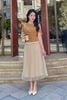 Áo peplum phối cổ bèo - L61B24Q022