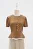 Áo peplum phối cổ bèo - L61B24Q022