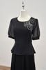 Áo peplum thêu vai - L61B24Q034