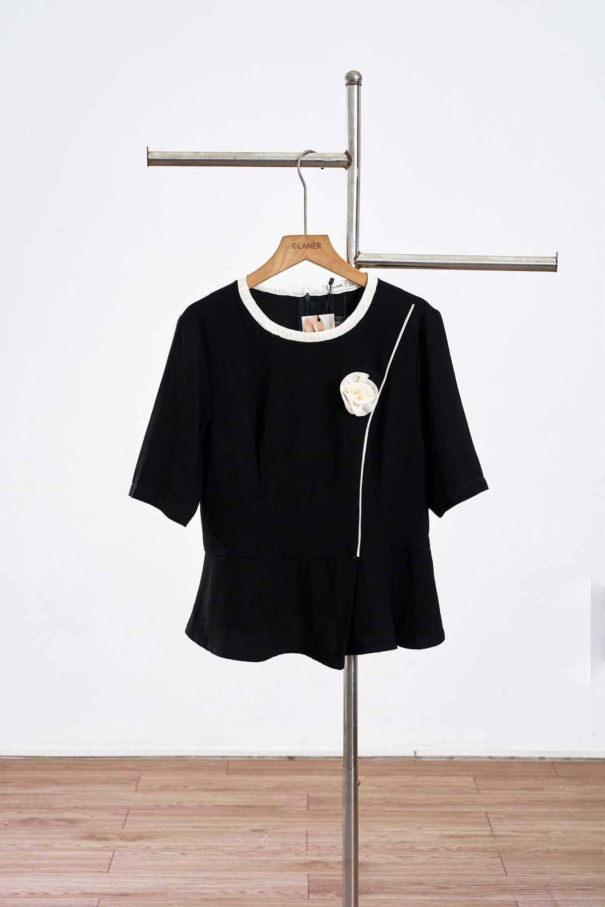 Áo peplum lé thân - L61B25H003