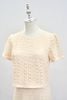 Áo ren lưới croptop cổ tròn - L61B25H024