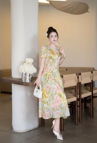 Áo cổ tròn cài khuy trai - L61B25H042