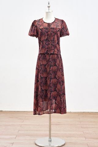 Chân váy xòe tròn chun sau - L62L25H005