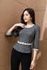 Áo Peplum Phối Đai Eo - L61W22T041