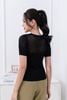 áo len ngắn tay dệt họa tiết - L61W23Q039