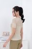 áo len ngắn tay dệt họa tiết - L61W23Q039