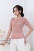 áo len ngắn tay dệt họa tiết - L61W23Q039