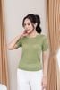 áo len ngắn tay dệt họa tiết - L61W23Q039