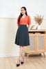 Chân váy xòe xếp ly  - L62L23Q002