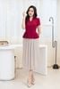 Chân váy xòe dập ly - L62L23Q006