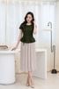 Chân váy xòe dập ly - L62L23Q006