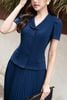 Chân váy xòe dập ly - L62L23Q006