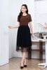 Chân váy phủ lưới - L62L23T001